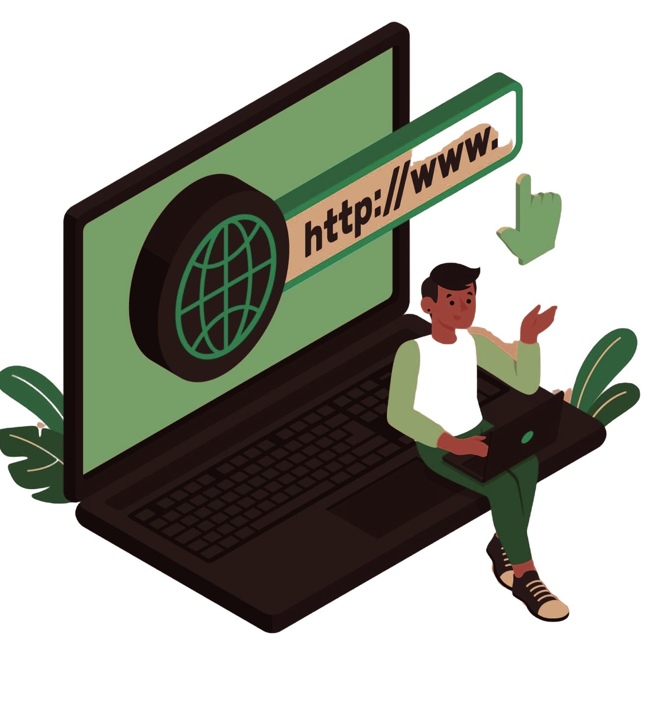 Website Launch Illustration